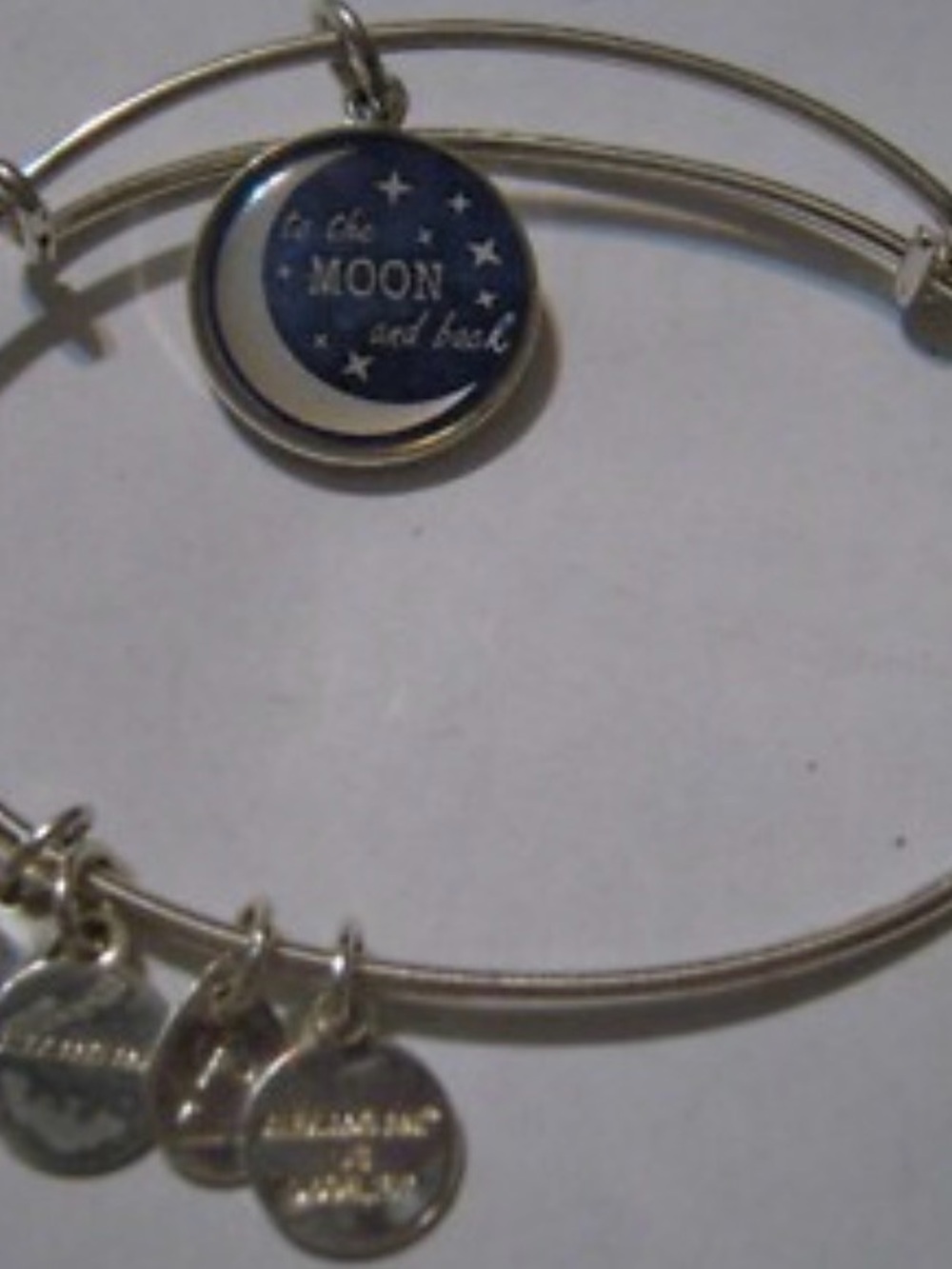 Alex and ani bangle bracelet to the moon and back